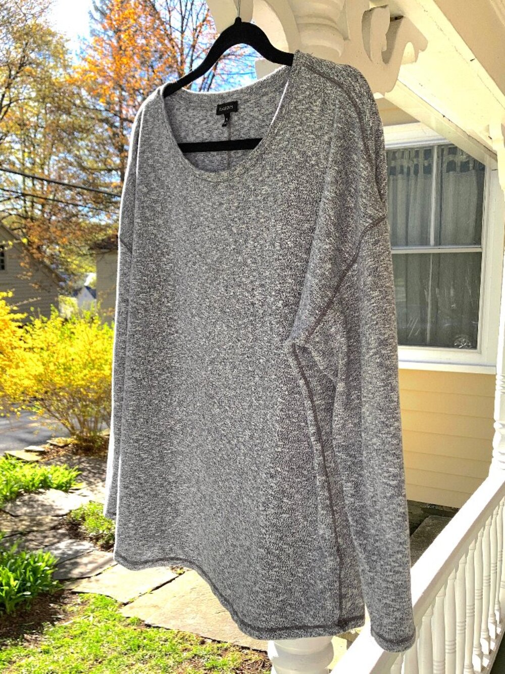 Talbots Marled Knit Lightweight Pull-over Top
